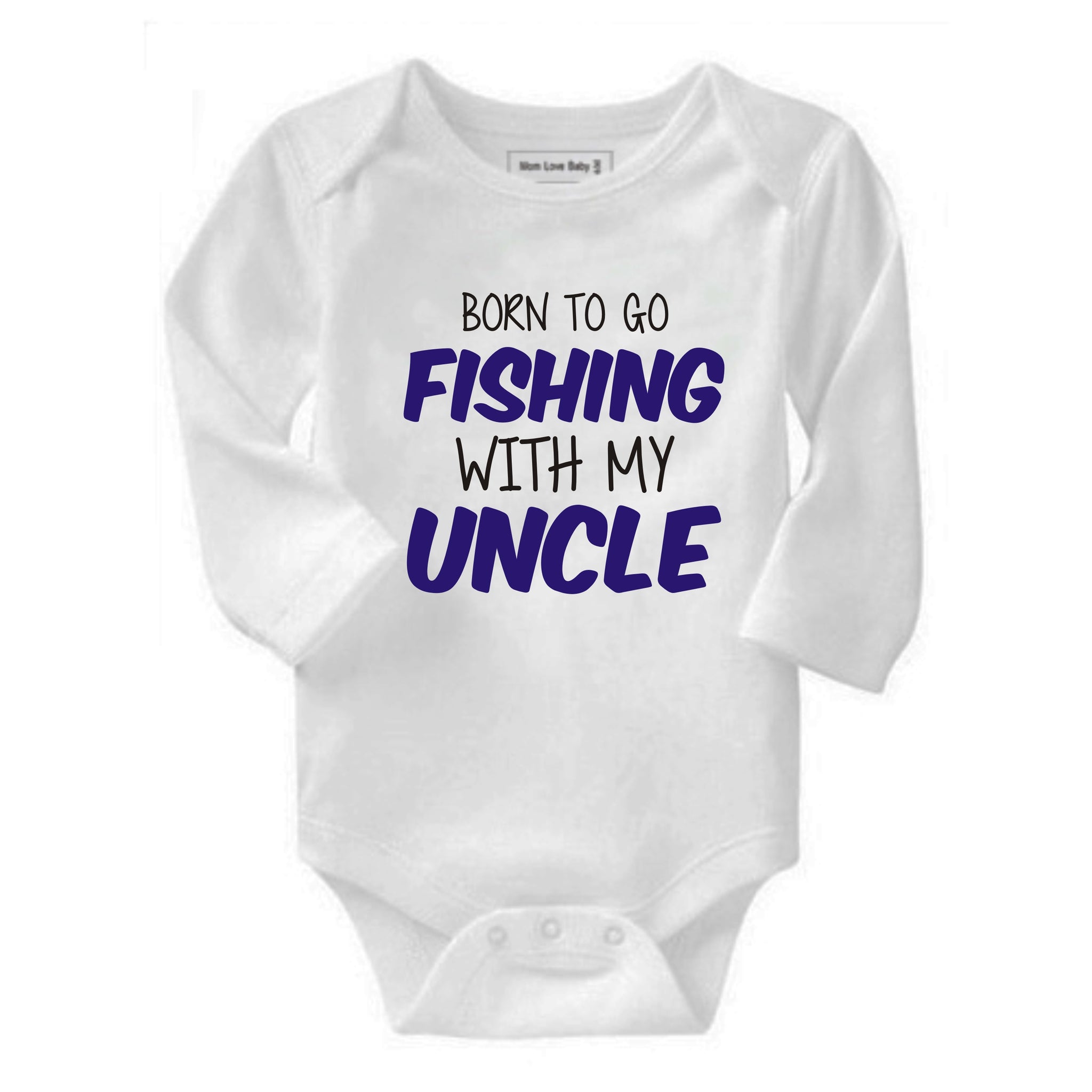 Born to go Fishing with my Daddy/ Grandad/ Godfather/ Uncle baby